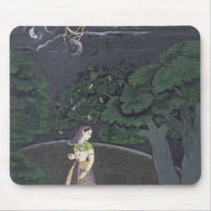 会う約束、Guler、c.1760への彼女の方法の女性 マウスパッド