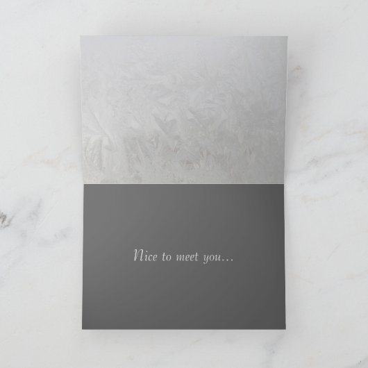 会えてうれしい カード (内部)