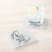 会えてうれしい ガラスコースター (アングル)