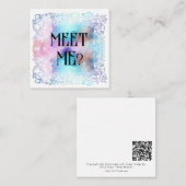 *~*会える?人間関係AP63フラットノートカード ノートカード (正面/裏面)