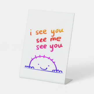 会おう、会おう 台座サイン