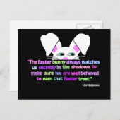 会ったぞイースターバニー葉書 シーズンポストカード (正面/裏面)