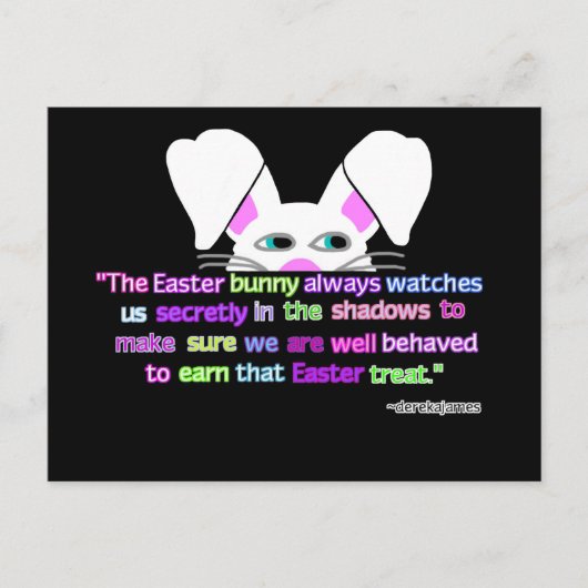 会ったぞイースターバニー葉書 シーズンポストカード (正面)