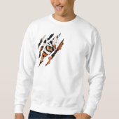 会ったよ。タイガーアイアンドクロースウェットシャツ スウェットシャツ (正面)