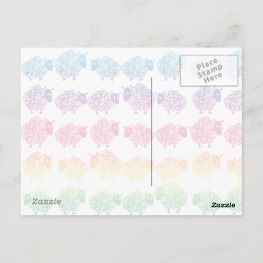 会ってから羊を数え続けてる! ポストカード (裏面)