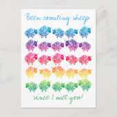 会ってから羊を数え続けてる! ポストカード (正面)