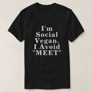 会わない社会ビーガン Tシャツ