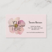 会カスタム社ロゴコテージビジネスホームオフィス 名刺 (正面)