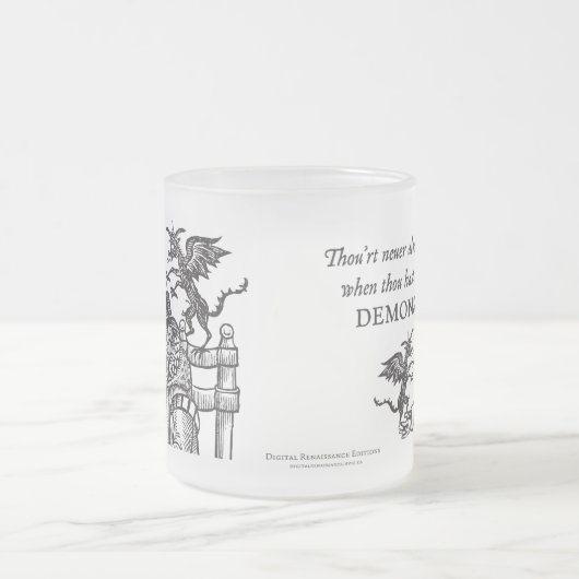 会メリー社 フロストグラスマグカップ (中央)