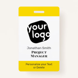 会モダンパーソナライズされたミニマル議IDバッジ バッジ