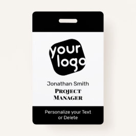 会モダンパーソナライズされたミニマル議IDバッジ バッジ