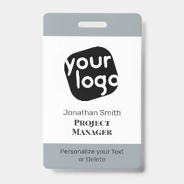 会モダンパーソナライズされたミニマル議IDバッジ バッジ