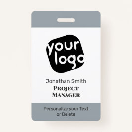 会モダンパーソナライズされたミニマル議IDバッジ バッジ