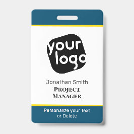 会モダンパーソナライズされたミニマル議IDバッジ バッジ