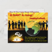 会合か機会の招待状の郵便はがき インビテーションポストカード (正面/裏面)