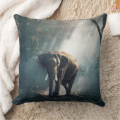 会合のアジアゾウの装飾用クッション クッション (ブランケット)