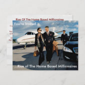 会合の招待状の郵便はがき インビテーションポストカード (正面/裏面)