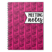 会合は先生のためのノートに注意します ノートブック (正面)