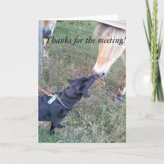 会合をありがとう サンキューカード (正面)