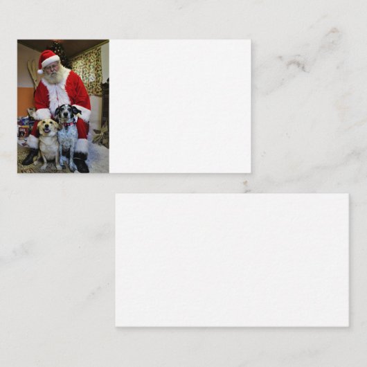 会合サンタ 名刺 (正面/裏面)