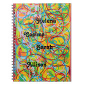 会員ヘレナ、サラ、アリソンおよびCosimaをクローンとして作って下さい ノートブック (正面)