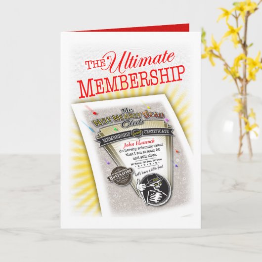 会員挨拶状のベストセラーの証拠 カード (黄色い花)