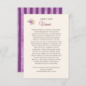 会場情報カード 出欠カード (正面/裏面)