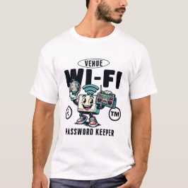 会場Wi-Fiパスワード管理 Tシャツ