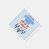 会社おもしろいが現れるまでの退職パーティー昼寝 スタンダードカクテルナプキン (角)