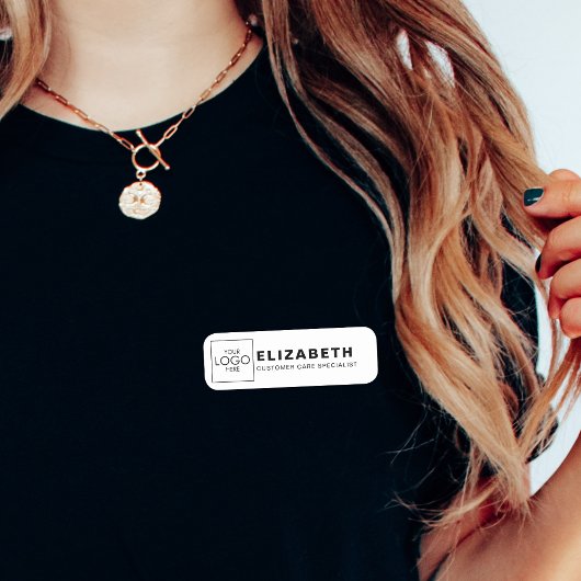 会社がロゴをここにブランドBudget Business 名札