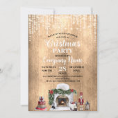 会社と一緒にお年忘れのクリスマスパーティーを祝おう 招待状 (正面)