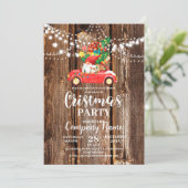 会社と一緒にお年忘れのクリスマス・パーティーを祝おう 招待状 (スタンド正面)