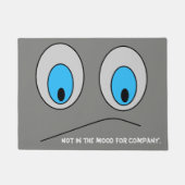 会社にかわいい失礼な気分ではない ドアマット (正面)