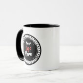 会社によるロゴのブランド化 マグカップ (正面左)