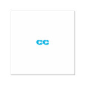 会社のイニシャルロイヤリティパンチカード セルフインキングスタンプ (デザイン)