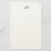 会社のカスタムイベントロゴ付き紙 便箋 (正面/裏面)