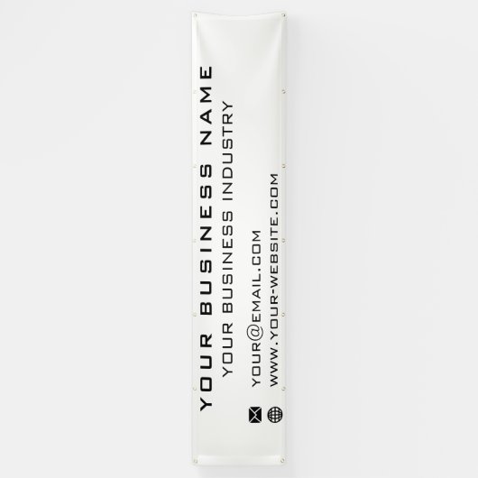 会社のカスタムプロモーションビジネスバナー 横断幕 (縦)