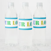 会社のカスタムボトルラベルのビジネスロゴ ペットボトルラベル (ボトル)