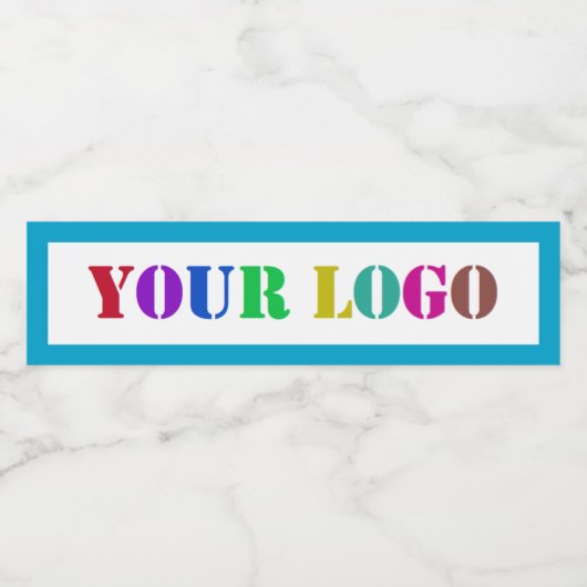 会社のカスタムボトルラベルのビジネスロゴ ペットボトルラベル (シングルラベル)