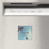 会社のカスタムレトロヤシの木をプロモーション マグネット (インサイチュ (食洗機))