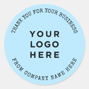 会社のカスタムロゴお世話になっております ラウンドシール