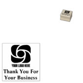 会社のカスタムロゴお客様のビジネスに感謝 ラバースタンプ (押印)