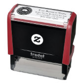 会社のカスタムロゴとビジネス差出人住所 セルフインキングスタンプ (商品)