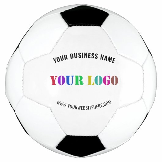 会社のカスタムロゴと文字サッカーボールを サッカーボール (正面)