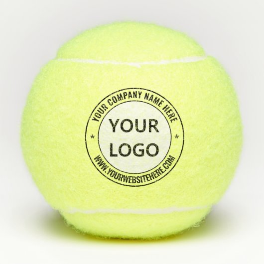 会社のカスタムロゴと文字テニスボールを テニスボール (正面)