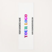 会社のカスタムロゴと文字ヨガマット ヨガマット (正面)