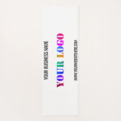 会社のカスタムロゴと文字ヨガマット ヨガマット (裏面)