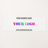 会社のカスタムロゴと文字ヨガマット ヨガマット (正面(横))