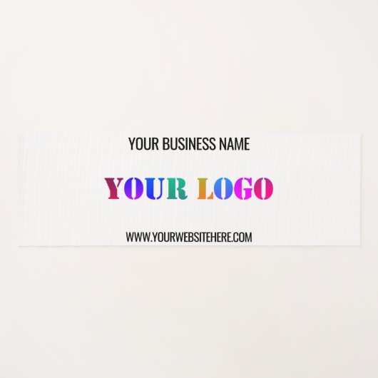 会社のカスタムロゴと文字ヨガマット ヨガマット (正面(横))