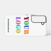 会社のカスタムロゴと文字 SAMSUNG GALAXYケース (裏面横)